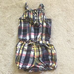 Ralph Lauren Baby Girl 12 Month Plaid Romper